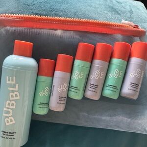 Bubble Skincare Set with Travel Bag